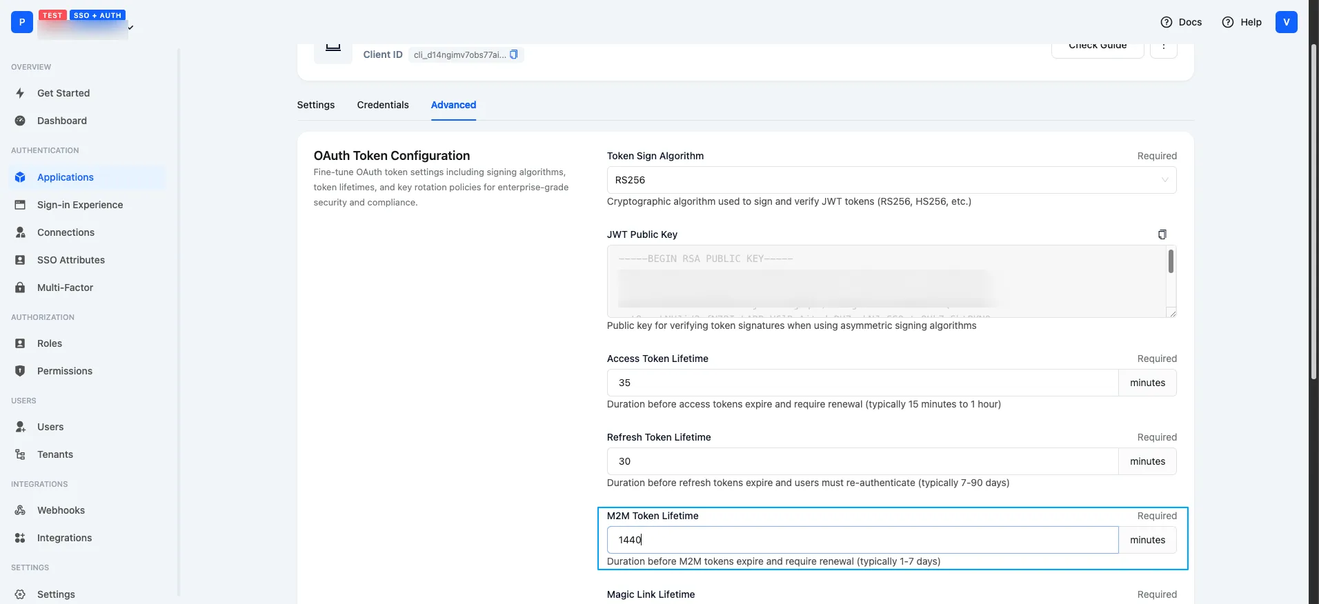 Social Providers Configuration