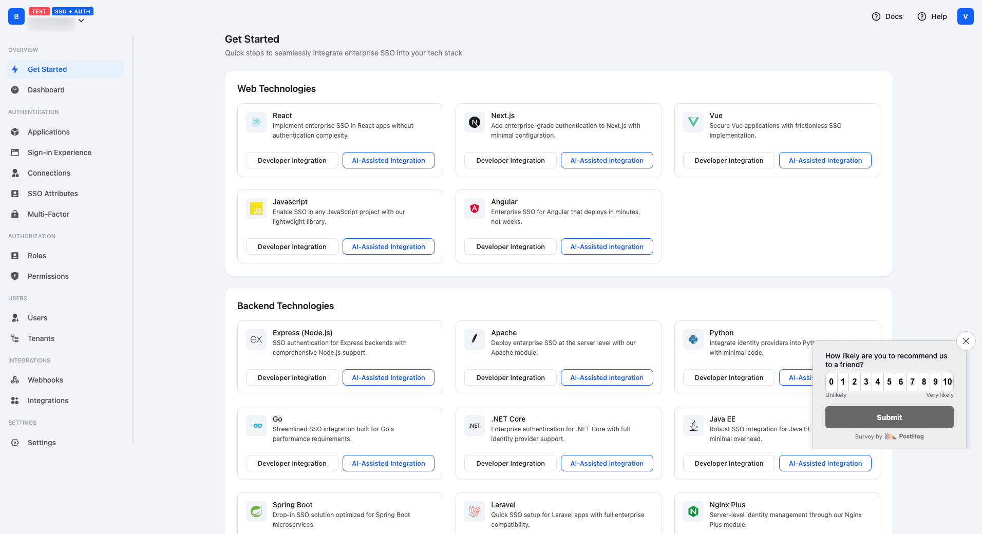 Step 1 - Visit Dashboard